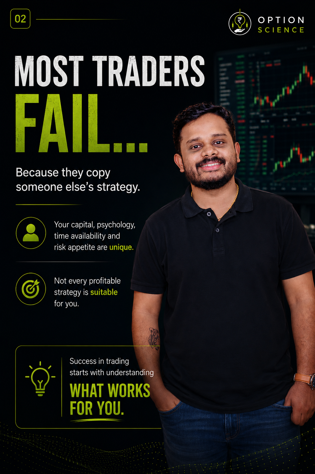 Jerin Mathew, co-founder of OptionScience R&D